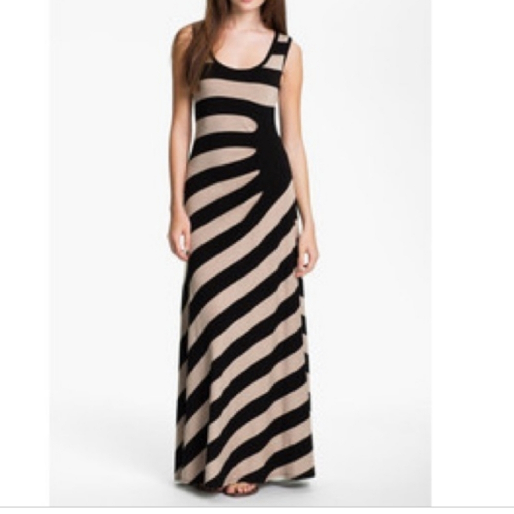 Calvin Klein Maxi Striped Dress